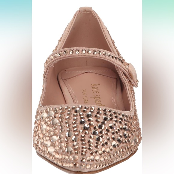 Kate Spade Maya Crystal Flat in Mochi Pink size 9.5 - Picture 3 of 17